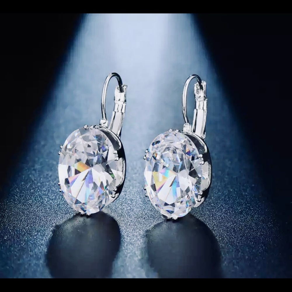 Crystal drop earrings